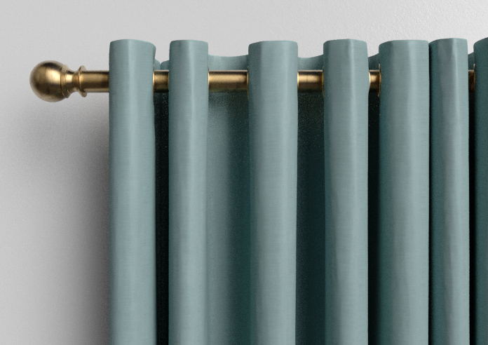 Shima Faux Silk, Azure - Made to Measure Curtains - Image 12